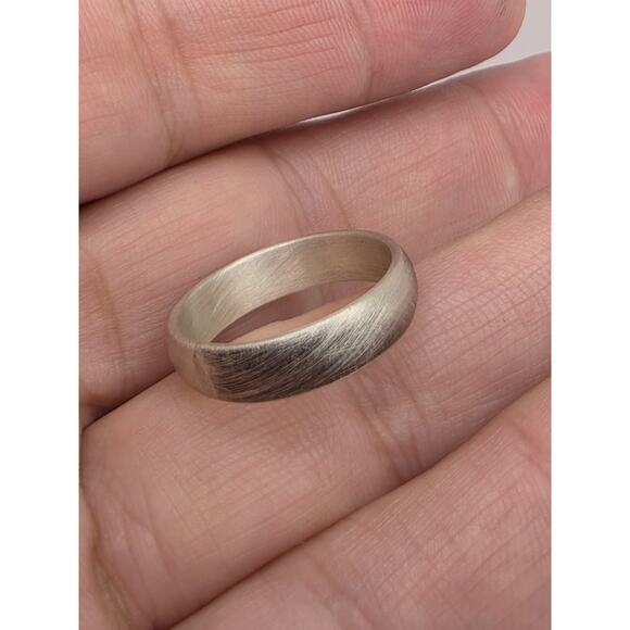 BAND STERLING SILVER 925 OXIDIZED RING SIZE 9.5 - Picture 12 of 15